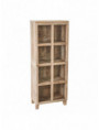 VITRINA BLANCO ROZADO MADERA DE MANGO 60 X 35,50 X 157,50 CM
