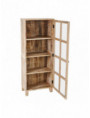 VITRINA BLANCO ROZADO MADERA DE MANGO 60 X 35,50 X 157,50 CM