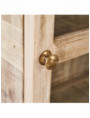 VITRINA BLANCO ROZADO MADERA DE MANGO 60 X 35,50 X 157,50 CM