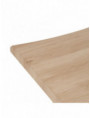 MESA COMEDOR NATURAL-CREMA DM-METAL 160 X 90 X 75 CM