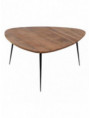 S/3 MESA CENTRO NATURAL MADERA-METAL 86 X 81 X 43 CM