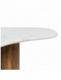 MESA CENTRO BLANCO-NATURAL MÁRMOL/MADERA 135 X 80 X 35 CM