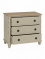 CÓMODA CREMA MADERA 80 X 38 X 73 CM