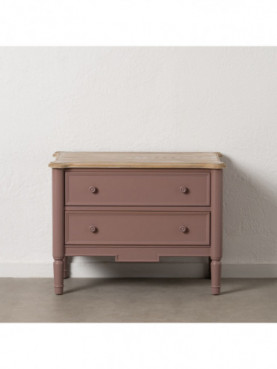 MUEBLE AUXILIAR MORADO MADERA 80 X 45 X 60 CM