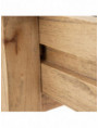 MESITA NATURAL MADERA MINDI DORMITORIO 58 X 43 X 70 CM