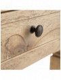 MESITA NATURAL MADERA MINDI DORMITORIO 50 X 32 X 72 CM