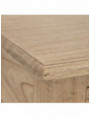 MESITA NATURAL MADERA MINDI DORMITORIO 50 X 32 X 72 CM