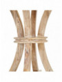 MESA COMEDOR BLANCO ROZADO 100 X 100 X 76 CM