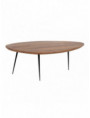 S/2 MESA CENTRO NATURAL MADERA-METAL 110 X 63 X 40 CM