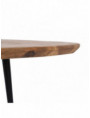S/2 MESA CENTRO NATURAL MADERA-METAL 110 X 63 X 40 CM