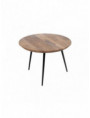 S/3 MESA CENTRO NATURAL MADERA-METAL 50 X 50 X 45 CM