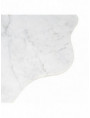 MESA CENTRO BLANCO-NATURAL MÁRMOL/MADERA 135 X 80 X 35 CM