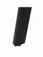 MESA COMEDOR NATURAL-NEGRO MADERA-HIERRO 90 X 90 X 77 CM