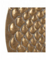 ESPEJO ORO METAL DECORACIÓN 100 X 3 X 100 CM