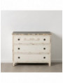 CÓMODA BLANCO ROZADO MADERA 105 X 50 X 87,50 CM