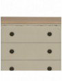 CÓMODA CREMA MADERA 80 X 38 X 73 CM