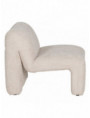 SILLÓN BEIGE TEJIDO SALÓN 62 X 86 X 69 CM