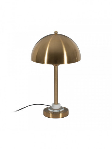 LÁMPARA MESA ORO METAL ILUMINACIÓN 25 X 25 X 42 CM