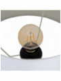 LÁMPARA MESA ORO-NEGRO METAL ILUMINACIÓN 33 X 33 X 63,50 CM