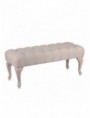 BANQUETA CAPITONÉ NATURAL 99 X 38 X 40 CM