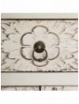 MESITA BLANCO ROZADO 45 X 26 X 69 CM